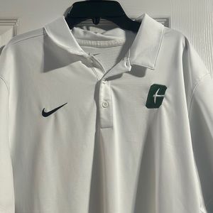 White Nike Charlotte Polo